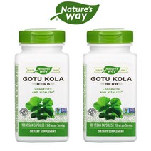 [1+1] 네이쳐스웨이 고투콜라 허브 950mg 180캡슐 Gotu Kola