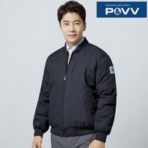 파브 J-917 추동 점퍼 네이비 S~4XL 근무복 작업복 안전제일 마크 사무실 시보리 가을 겨울 회사 방한복