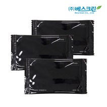 베스크린 고급 업소용 물티슈 [무지블랙유광] 무인쇄 무지 개별포장 카페 식당 덕용 일회용 물티슈, 물티슈/미니무지/유광블랙 [100매]