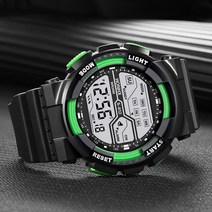 등산시계 남자 등산 산악 시계 Watch For Men Lcd Waterproof Digital Stopwatch Watches Fashion Sport Climb Luminous, [03] C