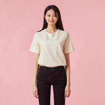 [JAJU/자주] 여 BETTER 코튼 라운드넥 반팔 티셔츠