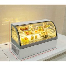 카페 쇼케이스 소형 마카롱 냉장고 제과 케익 진열장, 검정색 직각 88cm