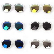 시엘 CL젠틀투명 미러 패션 선글라스 자외선차단 남녀공용 패션선글라스