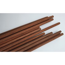 멀바우 얇은 목봉 10mm [무료재단] 원목봉 나무봉 우드봉 마크라메 재료 DIY, 길이 1200mm (120cm)