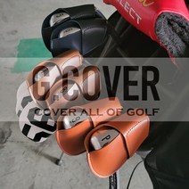 [GCOVER]벨크로 웨지 48도50도52도54도56도58도50도 아이언 커버 단품 판매, 브라운