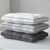 [1+1행사]경추베개 밀리홈 호텔식 통쨰로 빨아쓰는 베개 세트, 진그레이+라이트그레이