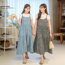 우일인견 여성용 인견 캉캉 뷔스티에 원피스