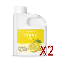 흥국 레몬 농축액 1L 2개세트, 일반박스