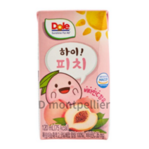 돌 하이 주스 120ml, 100%과즙 복숭아, 96개
