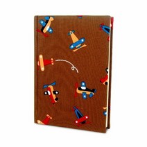 BooKiss 비행기 브라운 DIY다이어리 공작용다이어리 귀여운북아, 단품