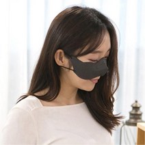 미세먼지 환절기 감기 예방 코마스크 아기 황사 차단 얼큰이 스피닝 큰, 블랙