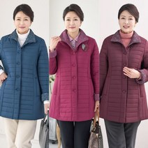 [엄마옷 로즈맘] 스타일배색패딩자켓