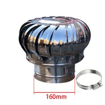 옥상 지붕 무동력 환풍기 흡출기 아파트 공장 환기 장치 벤츄레타 벤틸레이터 벤츄레이터, F 160mm