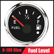 자동차 유압계 유압게이지 디지털 52mm 자동 연료 레벨 0-190ohm amp 240-33ohm 연료 레벨 미터 12v 24v 해양 연료 레벨 센서 송신기 유닛, 연료 bs 0-190ohm