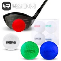 4p 야간 골프 핫템 LED 발광 골프공 초보골퍼 홀인원기념 입문자볼 필드용, LED볼4구패키지_블루