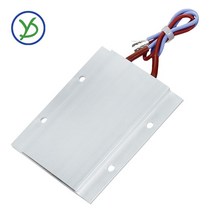 히터부품 12V 70C AC/DC 온도 조절 발열체 PTC 히터 인큐베이터 세라믹 알루미늄 쉘 포함 77x62mm