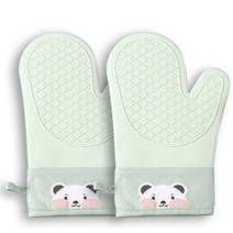웰빙마켓 실리콘 주방 오븐장갑, 2개입, 민트