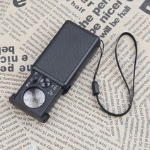 30x 60x 다기능 돋보기 LED 휴대용 보석상 현미경, [01] Black, [01] 30X, [01] Other, 01 Black_01 30X_01 Other