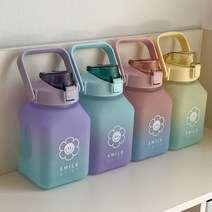 스마일 데이지 대용량 1.5L 보틀, 핑크블루
