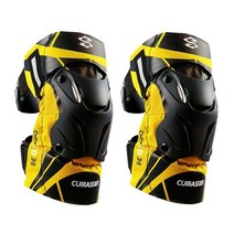 Cuirassier MTB 바이크 오토바이 무릎 보호대 모토 크로스 스노우 보드 레이싱 스키 브레이스 롤러 바디 팔, CHINA_K01-3-Lemon Yellow | Fre