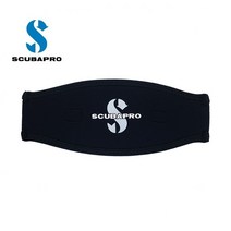 SCUBAPRO 스쿠바프로 마스크 스트랩 커버, 블랙/블랙