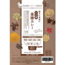 지친 신체에 시비 신약 진 카레 매운 입 오모테 산도 향신료 연구소 올인원 향신료 카레 6 인분 (3 인분 × 2) 무첨가 카레 루