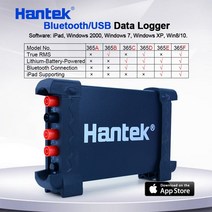 오실로스코프 블루투스usb 데이터 로거 hantek 365a365b365c365d365e365f t rms 전압 전류 옴 커패시턴스 다이오드 레코더 지원 ipad, 수동 365b