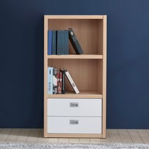 모아이 이든 서랍형 3단 5단 베이직모던 책장 5color(착불), 3단 600, 워시