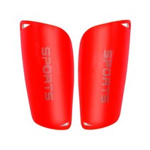 복싱마우스피스 1 쌍 스포츠 축구 신 가드 패드 축구 신 패드 지원 송아지 슬리브 Shinguard 성인 년, 03 L Adult, 02 빨간