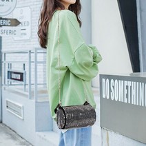 쿨샵 여성 블링스타일 크로스백 라운드 스터드백