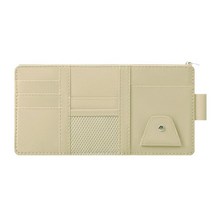 블랙팟 수납착 선바이저 수납포켓, 1개, 베이지