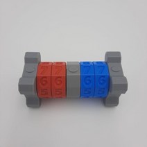 HERO Creations Life Counter 4링 그레이 엔드 MTG 매직 더 게더링 글룸헤이븐 보드 게임 롤플레잉 게이머 선물 레드 및 블루 USA 미국