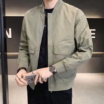 남성 캐주얼 블루종 댄디스타일 봄자켓 포켓재킷