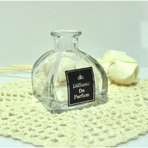 사각돔 디퓨저용기-50ml[유리뚜껑포함]