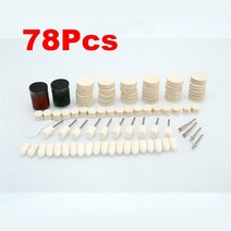Mini Lathe Beads Polisher Machine Diy CNC Carving Turning Machining for Table Woodwor [A00029729], 01-78Pc Polishing Set-29729