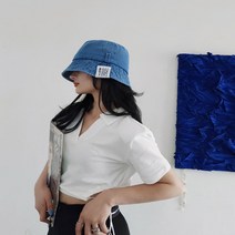 남여공용 사계절 꾸안꾸 빈티지 캐쥬얼 벙거지모자남여공용모자 벙거지모자 모자코디 데님모자 데님벙거지 청모자 커플룩 커플모자 10대코디 20대코디 연예인모자 꾸안꾸코디 캐쥬얼모자 빈티지모자