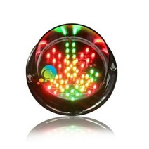 레드 크로스 및 그린 화살표 LED 신호등 DC12V 또는 DC24V 125mm, 03 DC12V negative