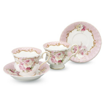 한국도자기 클라라 커피잔 + 커피받침 세트, 혼합색상, 6세트