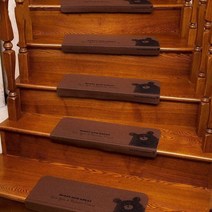 계단미끄럼방지패드 10pcs 안전 논슬립 테이프 카페트, 커피(얼룩말)