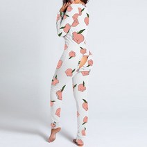 점프수트 점프슈트 jumpsuit V넥 슬림 캐주얼 점프 슈트 바지 여성용 신제품 겨울 프린트 긴 소매 레깅스