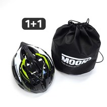 (1+1) 듀로치 자전거 헬맷 MB11 / 헬멧 가방 드림, MB11(M_블랙그린)+전용가방, MB11(M_블랙레드)+전용가방