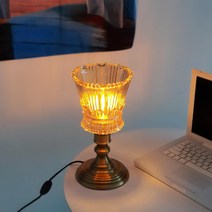 필로 플레어 유리갓 테이블 단스탠드 조명 테이블 거실 침실 인테리어 소품 디자인 상품