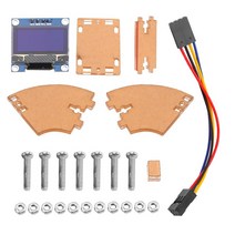 모니터부품 LCD PC 게이밍 라즈베리 파이 4B 0.96 OLED I2C 통신 4 핀 화면 모듈 CPU 온도 IP 하드 디스크 정보 표시