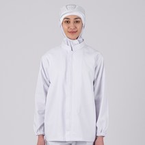 모던위생복 식품위생복 위생복상의 MD-1211 HACCP위생복 남여공용 위생복 식품공장 위생작업복, 화이트