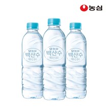 연우커머스 백산수 무라벨 330ml 500mlL 1리터 2리터 생수배달, 80개, 500ml