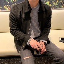 고퀄리티 남자 스웨이드 자켓 (3color)