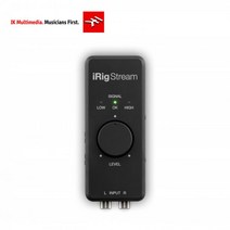 [프리버드] IK Multimedia IRig Stream 인터페이스, 단품