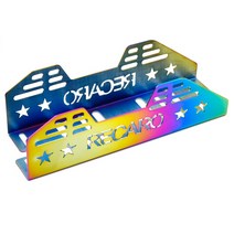 RECARO-스테인레스 스틸 레이싱 버킷 시트 사이드 마운트 브래킷 자동차 시트 브래킷 액세서리 2 개, 01 neo chrome