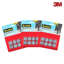 3M 스카치 가구이동 슬라이더 긁힘방지 3개입 세트