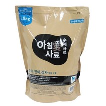 아침애 천연 수제사료 오리연어감자 국내산 가수분해원료 1.8kg